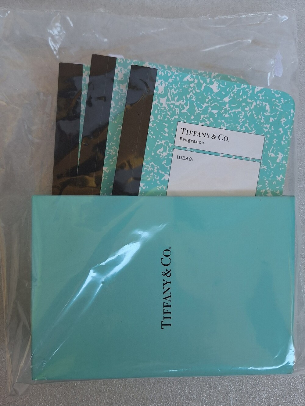 NIB Rare Tiffany & Co. Fragrance Mini Composition Notebooks Set of 3